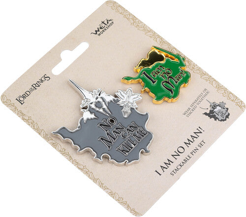 WETA Workshop - The Lord of the Rings Trilogy - I Am No Man! Stackable Enamel Pin Set