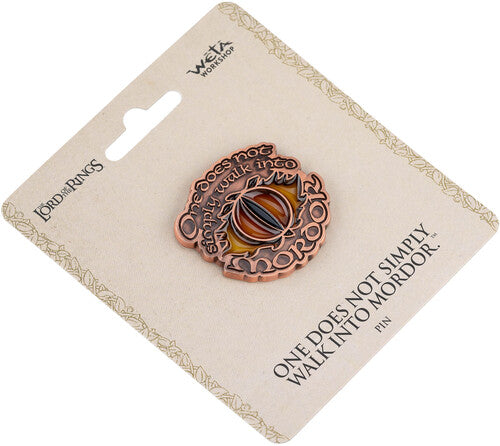 WETA Workshop - The Lord of the Rings Trilogy - One Does Not Simply Walk Into Mordor Enamel Pin