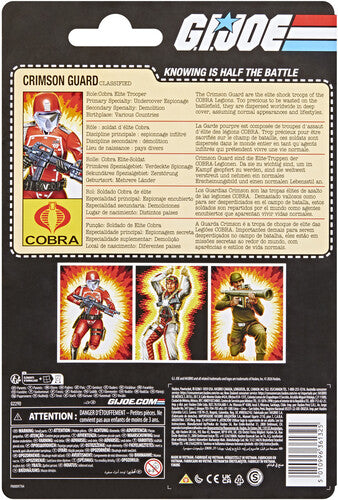 Pre Order Hasbro Collectibles - G.I. Joe - Classified Series - Retro Cardback Crimson Guard Action Figure