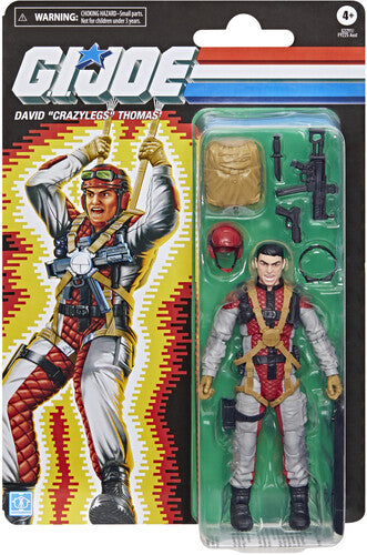 Pre Order Hasbro Collectibles - G.I. Joe - Classified Series - Retro Cardback David “Crazylegs” Thomas Action Figure