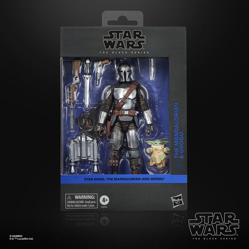 Hasbro Collectibles - Star Wars: The Mandalorian & Grogu - Black Series - The Mandalorian & Grogu Deluxe Action Figure