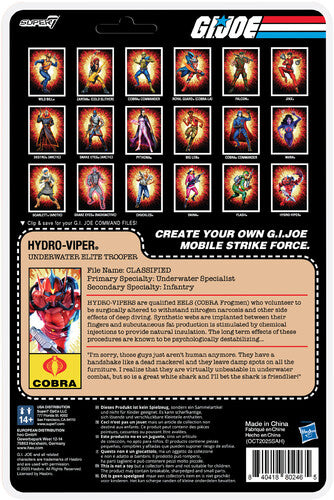 Super7 - G.I. Joe - ReAction+ Wv7 - Hydro Viper (Comic)