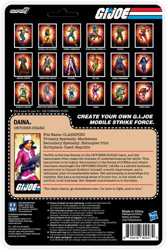 Super7 - G.I. Joe - ReAction+ Wv7 - Daina (Cartoon)