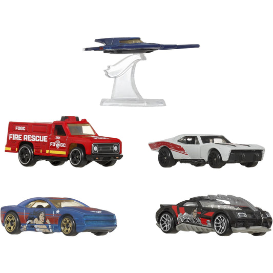 Mattel - Hot Wheels 1:64 Silver Series Batman Set of 5