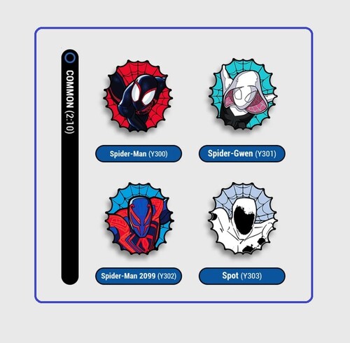 FiGPiN - Mystery Mini Pin - Spider-Man Across the Spider-Verse - Series 1 - 1 Pin