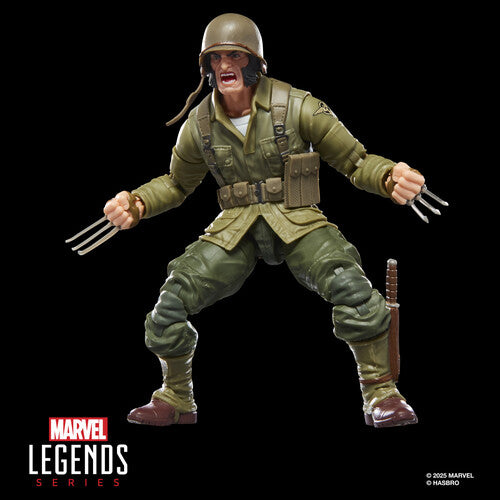 Pre Order  Hasbro Collectibles - X-Men Comics - Marvel Legends - Wolverine (WWII Logan) Action Figure