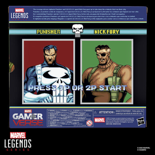 Hasbro Collectibles - Gamerverse - Marvel Legends - Punisher & Nick Fury Action Figure 2-Pack