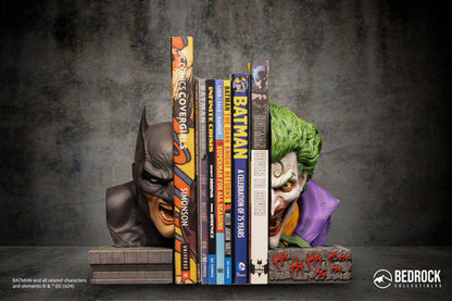 Pre Order Bedrock Collectibles - DC Comics - Batman vs. Joker Nemesis Bookend Bust
