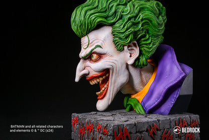 Pre Order Bedrock Collectibles - DC Comics - Batman vs. Joker Nemesis Bookend Bust