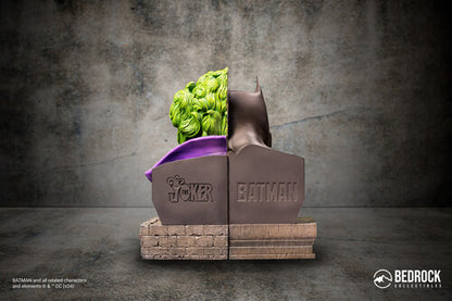Pre Order Bedrock Collectibles - DC Comics - Batman vs. Joker Nemesis Bookend Bust