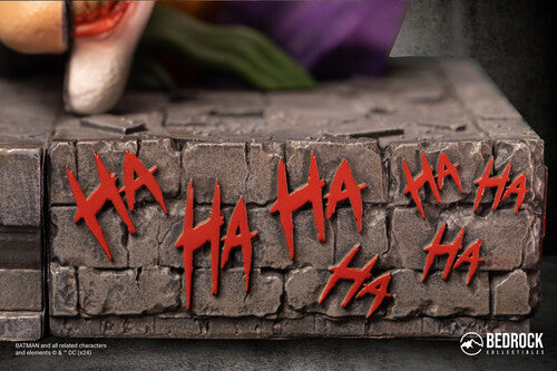 Pre Order Bedrock Collectibles - DC Comics - Batman vs. Joker Nemesis Bookend Bust