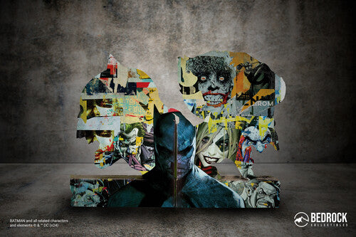 Pre Order Bedrock Collectibles - DC Comics - Batman vs. Joker Nemesis Bookend Bust