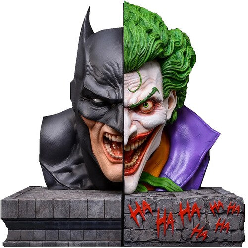 Pre Order Bedrock Collectibles - DC Comics - Batman vs. Joker Nemesis Bookend Bust