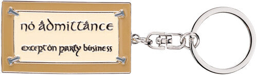 WETA Workshop - The Lord of the Rings Trilogy - No Admittance Sign Enamel Keyring