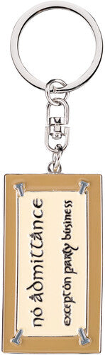 WETA Workshop - The Lord of the Rings Trilogy - No Admittance Sign Enamel Keyring