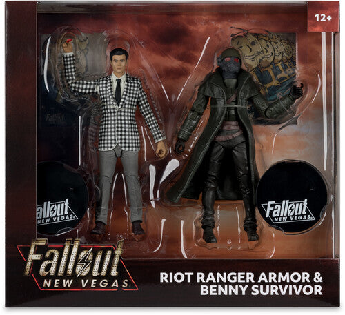 Pre Order  McFarlane Toys  Fallout: New Vegas  7" Riot Ranger Armor & Benny Combo