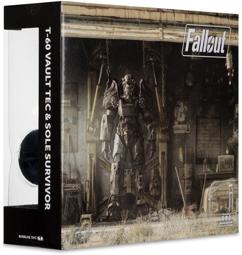 Pre Order McFarlane Toys - Fallout 4 - 7" T-60 Vault Tec & Sole Survivor Action Figure 2-Pack