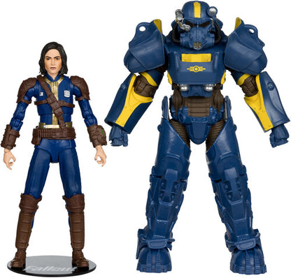 Pre Order McFarlane Toys - Fallout 4 - 7" T-60 Vault Tec & Sole Survivor Action Figure 2-Pack