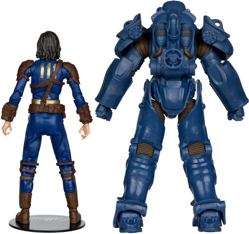 Pre Order McFarlane Toys - Fallout 4 - 7" T-60 Vault Tec & Sole Survivor Action Figure 2-Pack