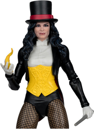 MCFarlane Toys - DC Multiverse 7" - McFarlane Collector Edition #53: Zatanna (DC Classic) Action Figure with Detective Chimp (Styles May Vary)