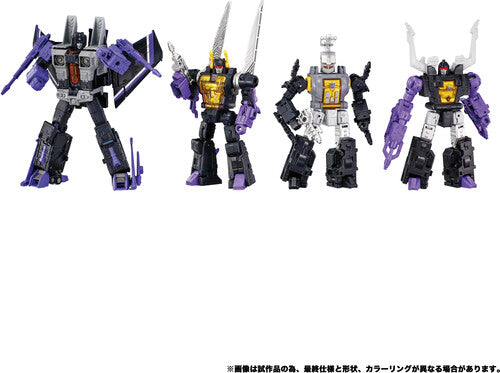Pre Order Transformers - Takara Tomy Import - Dramatic Capture Series Decepticons Part 2 Action Figure Set