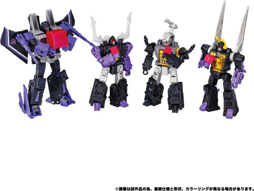 Pre Order Transformers - Takara Tomy Import - Dramatic Capture Series Decepticons Part 2 Action Figure Set