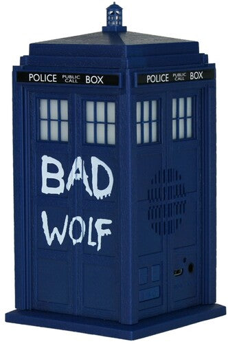 Fametek MTWOLF - Doctor Who - Bad Wolf Tardis Bluetooth Speaker with LED & Sound Effects