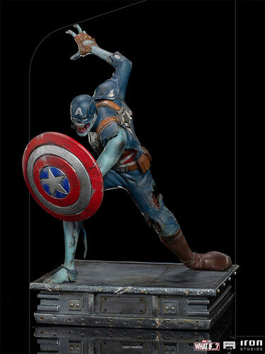 Pre Order  Iron Studios Marvel What if? Zombie Captain America 1:10 Statue