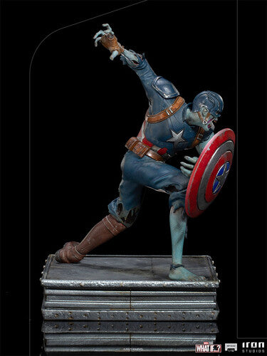 Pre Order  Iron Studios Marvel What if? Zombie Captain America 1:10 Statue