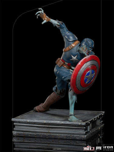 Pre Order  Iron Studios Marvel What if? Zombie Captain America 1:10 Statue
