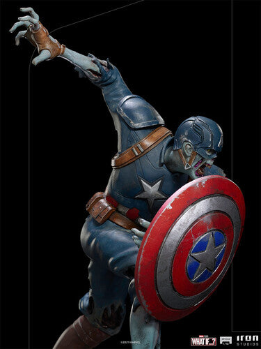 Pre Order  Iron Studios Marvel What if? Zombie Captain America 1:10 Statue