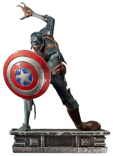 Pre Order  Iron Studios Marvel What if? Zombie Captain America 1:10 Statue