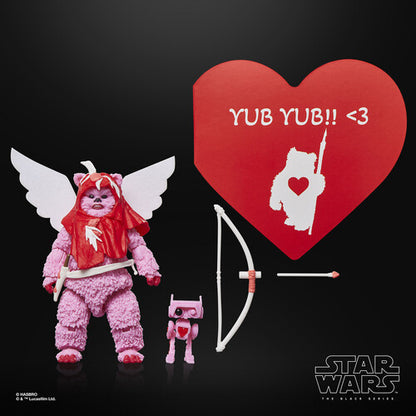 Pre Order Hasbro Collectibles - Star Wars - Black Series - Ewok (Valentine’s Day Edition) Action Figure
