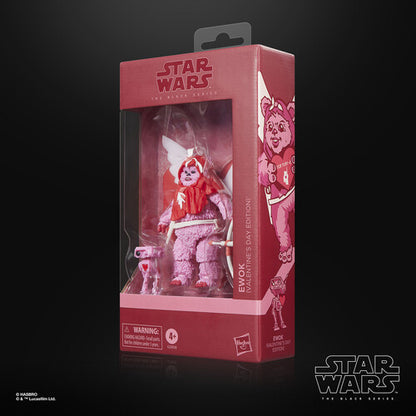 Pre Order Hasbro Collectibles - Star Wars - Black Series - Ewok (Valentine’s Day Edition) Action Figure