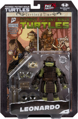 Teenage Mutant Ninja Turtles - Page Punchers - Leonardo 5" Action Figure with Turtles in Time Comic (TMNT)