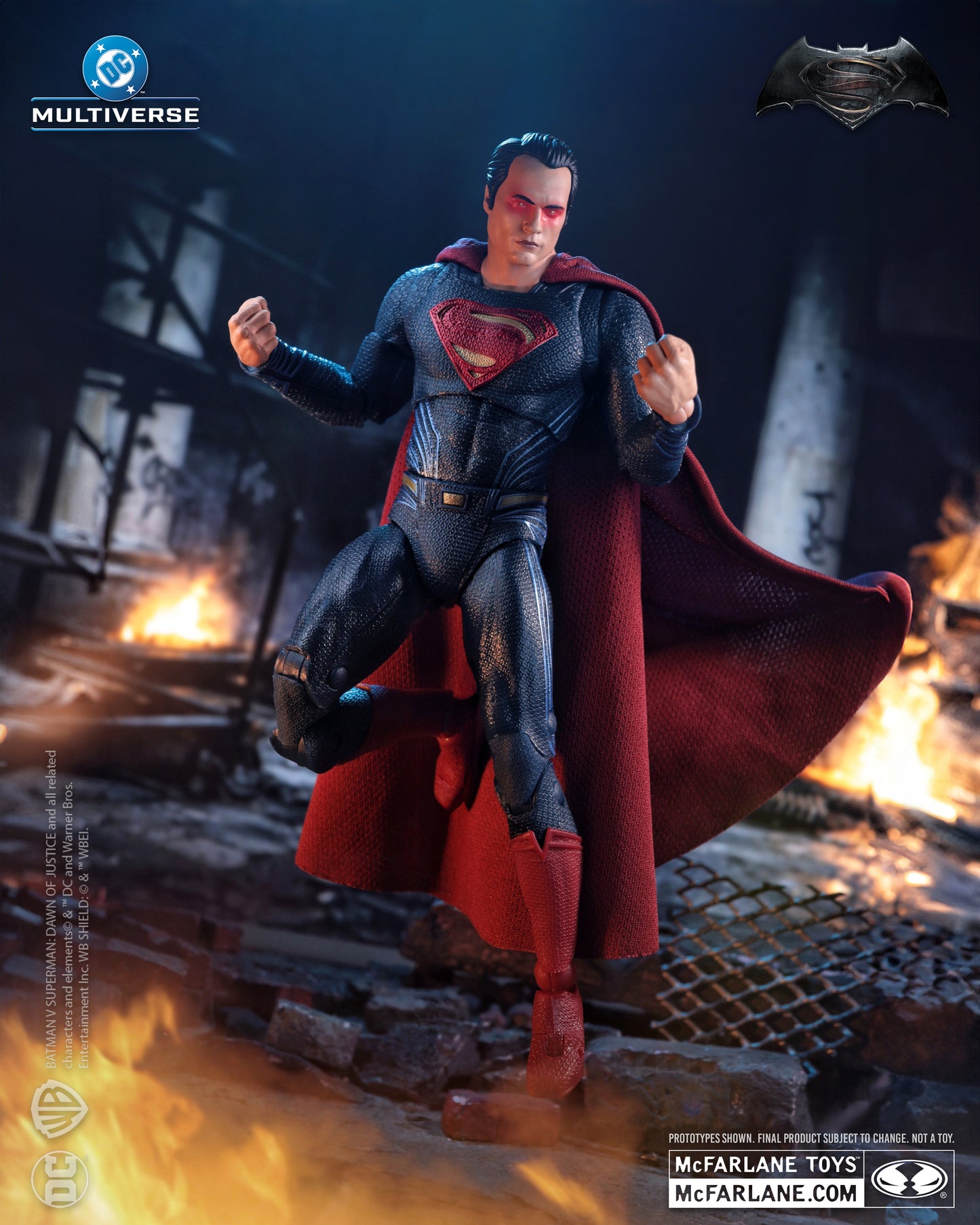 DC Multiverse - Batman V Superman: Dawn of Justice - 7" Superman (Heat Vision) Action Figure