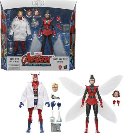 Hasbro Collectibles - Tales to Astonish - Marvel Legends - Hank Pym (Giant-Man) & Janet Van Dyne (Wasp) 60th Anniversary Action Figure 2-Pack