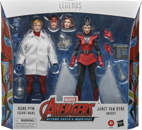 Hasbro Collectibles - Tales to Astonish - Marvel Legends - Hank Pym (Giant-Man) & Janet Van Dyne (Wasp) 60th Anniversary Action Figure 2-Pack