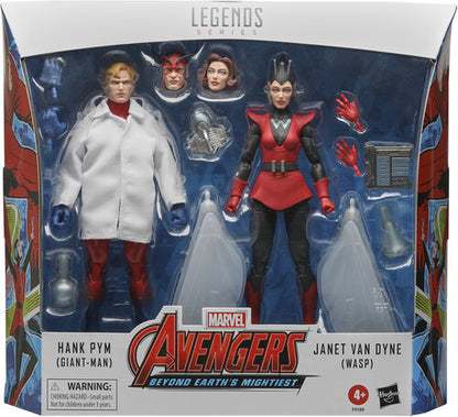 Hasbro Collectibles - Tales to Astonish - Marvel Legends - Hank Pym (Giant-Man) & Janet Van Dyne (Wasp) 60th Anniversary Action Figure 2-Pack