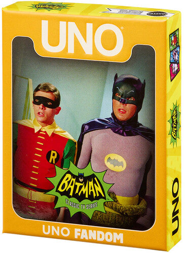 Pre Order Mattel Collectible - UNO Fandom Batman: Classic TV Series Deck (DC)