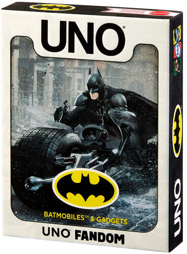 Mattel Collectible - UNO Fandom Batman: Batmobiles & Gadgets Deck (DC)