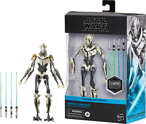 Hasbro Collectibles - Star Wars: Battlefront II - Black Series: Gaming Greats - General Grievous (Battle Damaged) Action Figure