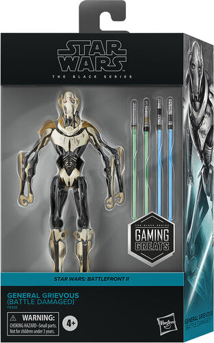 Hasbro Collectibles - Star Wars: Battlefront II - Black Series: Gaming Greats - General Grievous (Battle Damaged) Action Figure