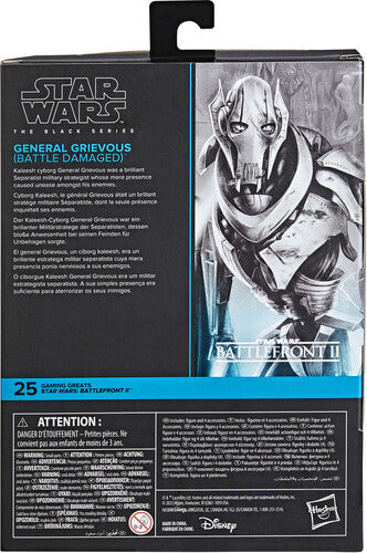 Hasbro Collectibles - Star Wars: Battlefront II - Black Series: Gaming Greats - General Grievous (Battle Damaged) Action Figure