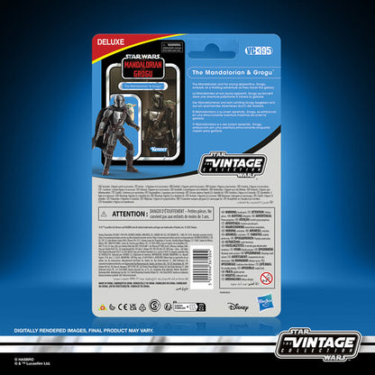Hasbro Collectibles - Star Wars: The Mandalorian & Grogu - Vintage Collection - The Mandalorian & Grogu Deluxe Action Figure