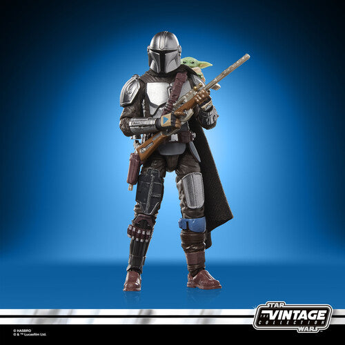 Hasbro Collectibles - Star Wars: The Mandalorian & Grogu - Vintage Collection - The Mandalorian & Grogu Deluxe Action Figure