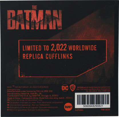 DC The Batman - Limited Edition Replica - Wayne Cufflinks