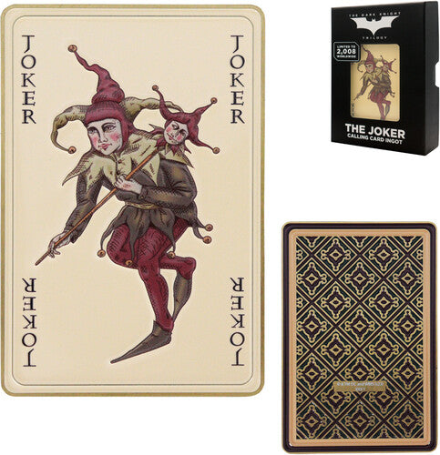 DC The Dark Knight Trilogy - Limited Edition Ingot - Joker Calling Card