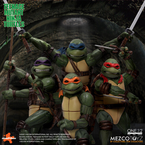 MEZCO - One:12 Collective - Teenage Mutant Ninja Turtles (1990 Movie) Action Figure Set