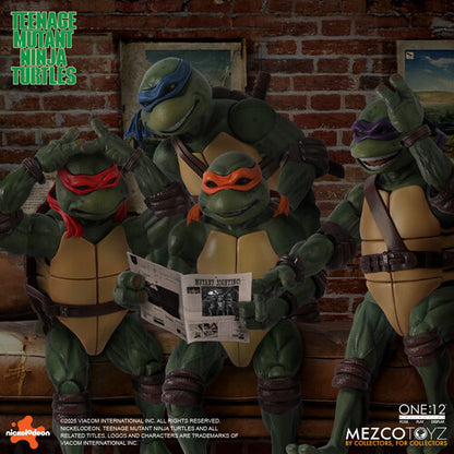MEZCO - One:12 Collective - Teenage Mutant Ninja Turtles (1990 Movie) Action Figure Set